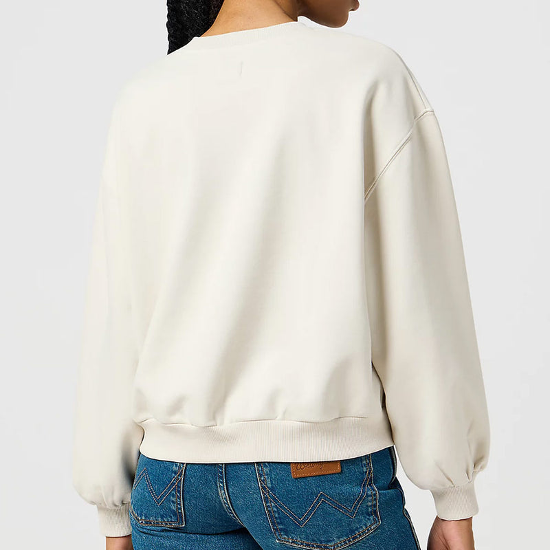 Wrangler - Sweat Oversize - Blanc Vintage