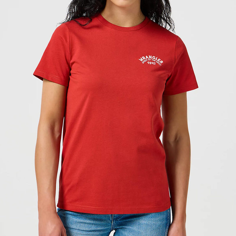 Wrangler - T-Shirt Graphic - Rouge