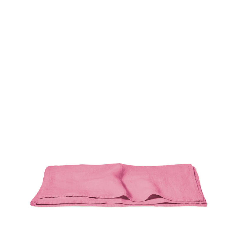 Set de table en lin lavé - Rose Garance