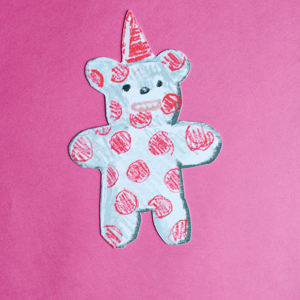 Carte postale Ours - Merci X Shia McShia