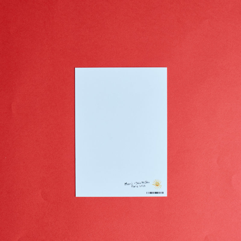 Carte postale Tour Eiffel - Merci X Shia McShia