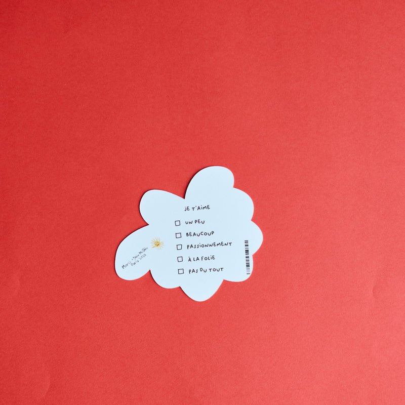 Carte postale Fleur - Merci X Shia McShia