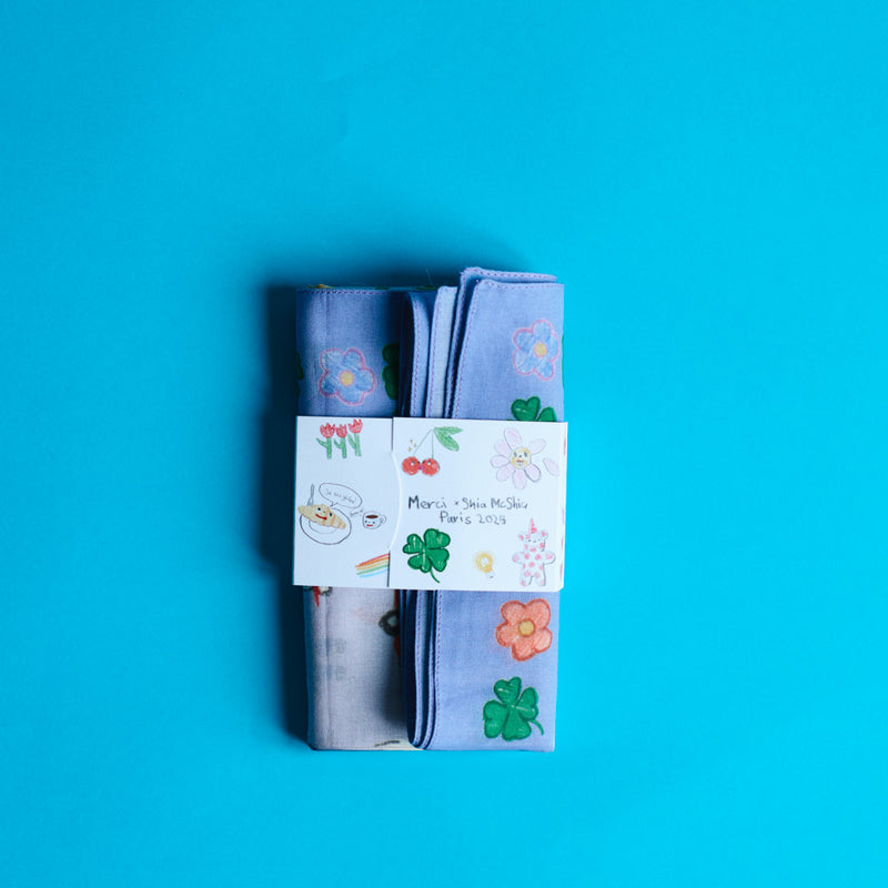 Merci x Shia McShia - Bandana - Violet