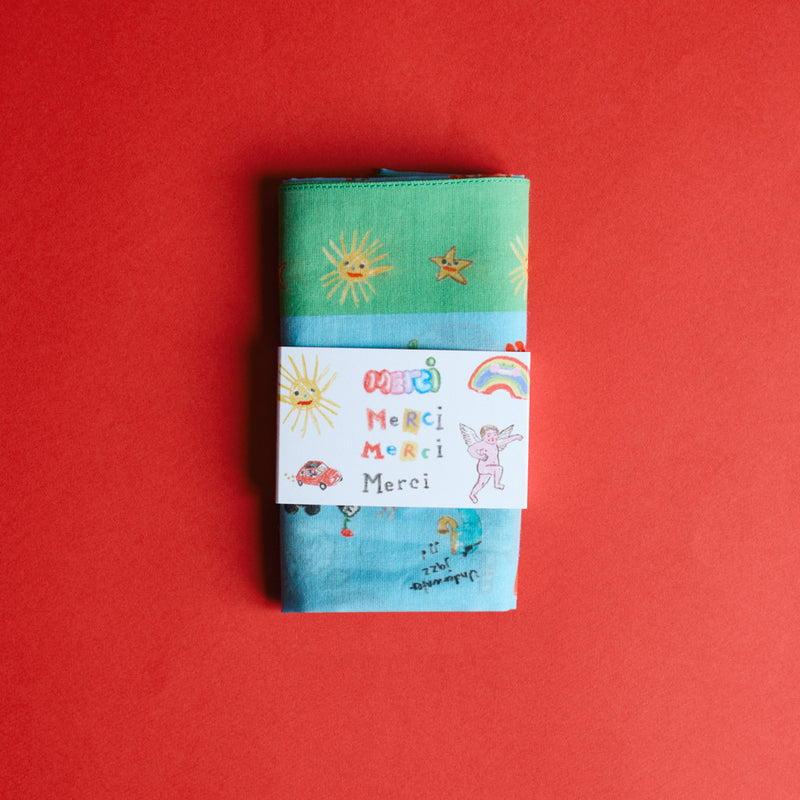 Merci x Shia McShia - Bandana - Vert