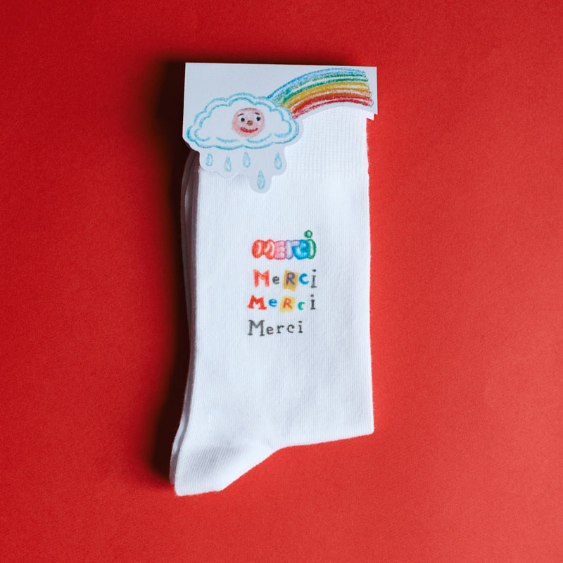 Merci x Shia McShia - Chaussettes Fiat & Merci