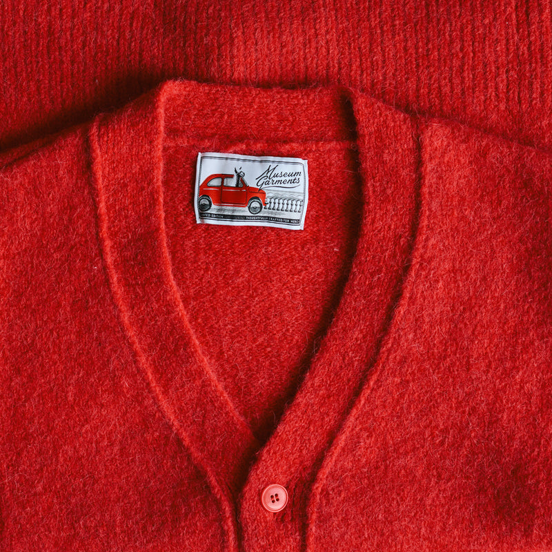 Museum Garments - Cardigan Alpaca Collab x Merci - Rouge