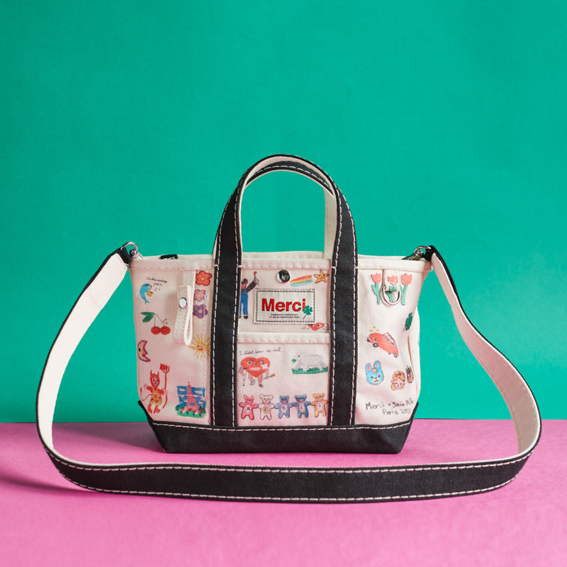 Merci x Shia McShia - Cabas Candide - Ecru