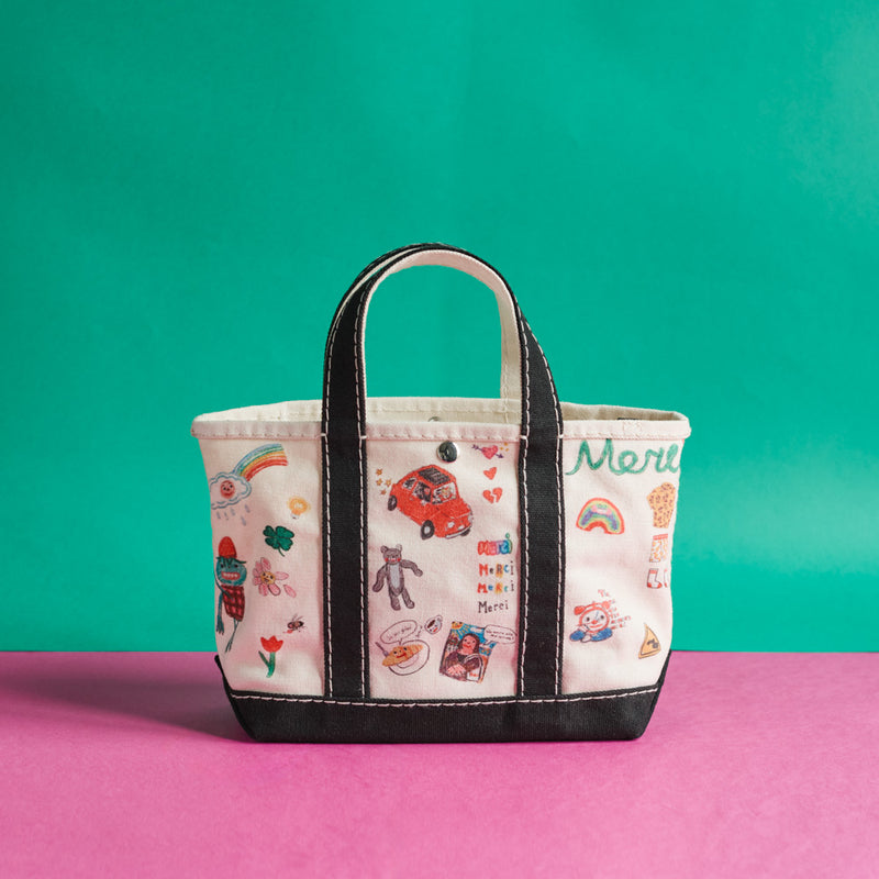 Merci x Shia McShia - Cabas Candide - Ecru