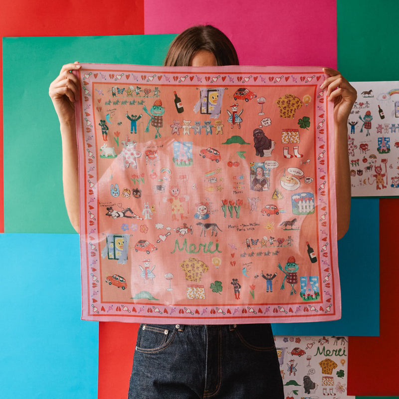 Merci x Shia McShia - Bandana - Rose