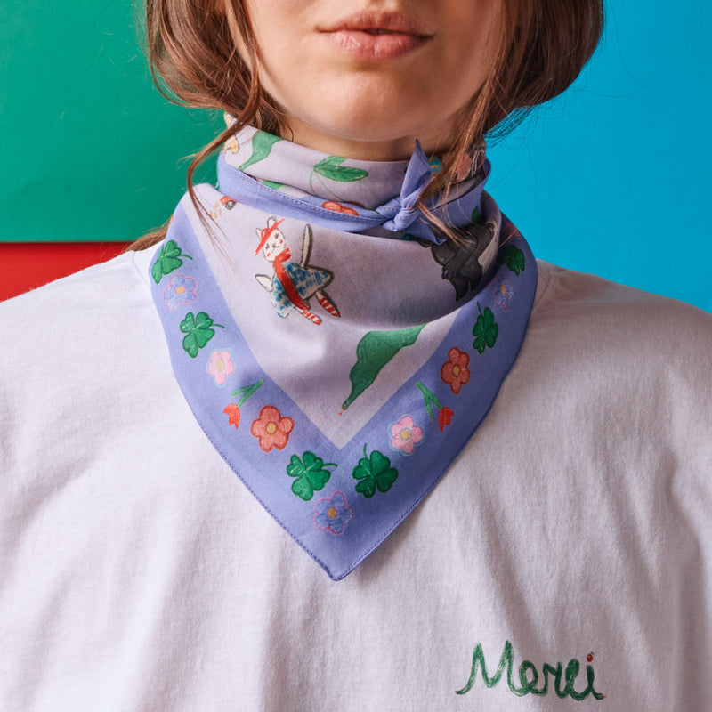 Merci x Shia McShia - Bandana - Violet