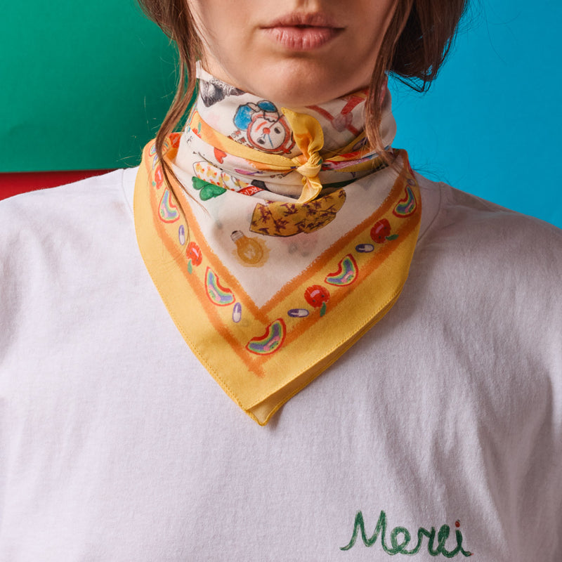 Merci x Shia McShia - Bandana - Jaune