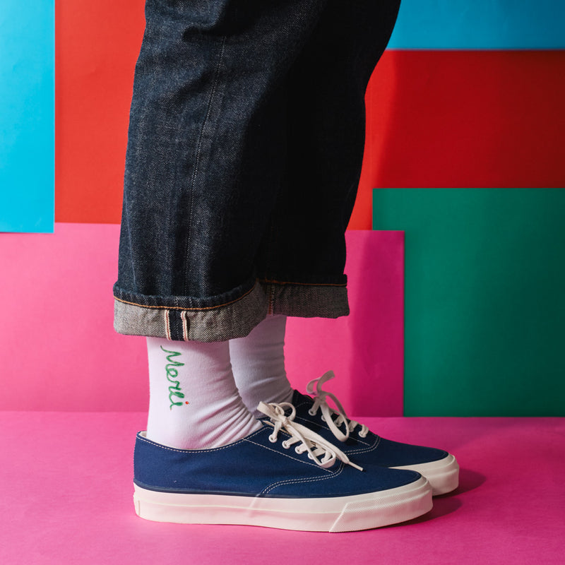 Merci x Shia McShia - Chaussettes Tour Eiffel & Merci