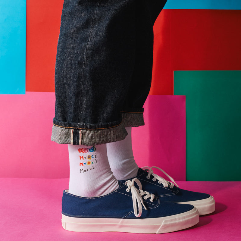 Merci x Shia McShia - Chaussettes Fiat & Merci