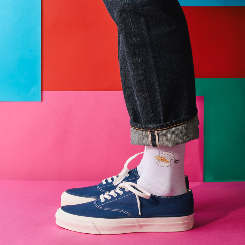 Merci x Shia McShia - Chaussettes Je suis gluten & Merci