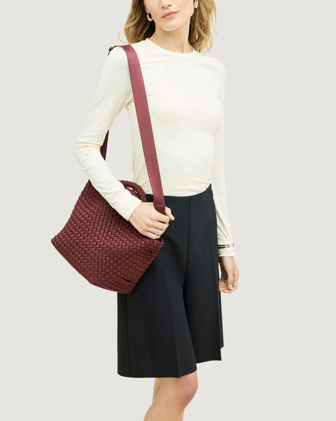 Naghedi - Sac Cabas St Barths Small - Bordeaux