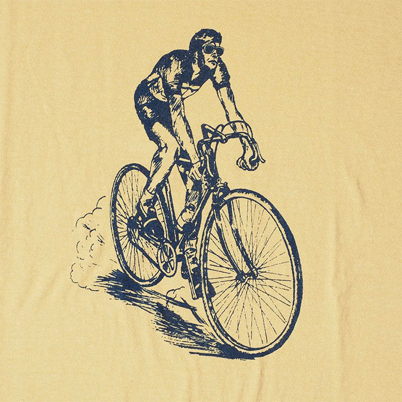Warehouse & Co - T-shirt Cycling - Jaune