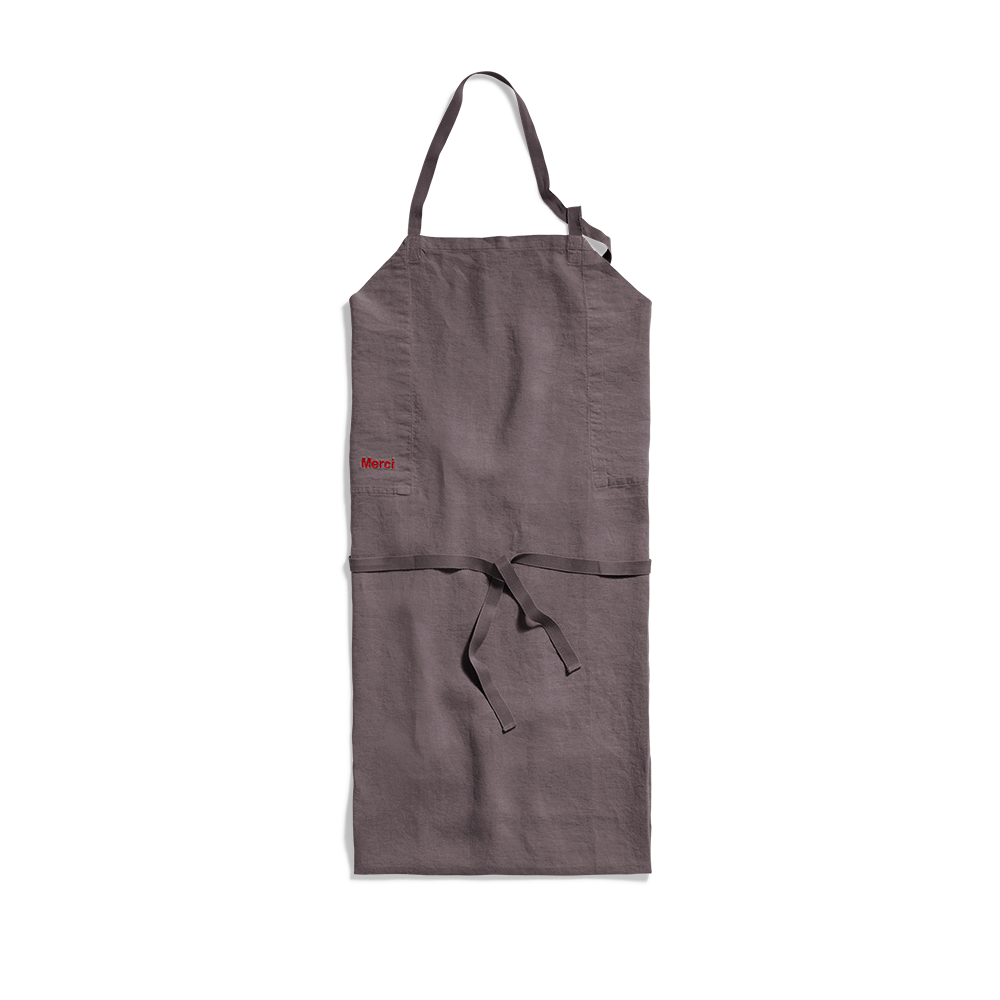 Merci Paris エプロン(メルシー) Merci エプロン ピンクベージュ Merci