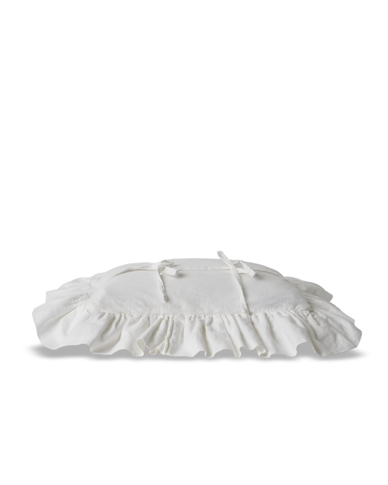 Merci - Embroidered linen pillowcase - 02 Eyelet