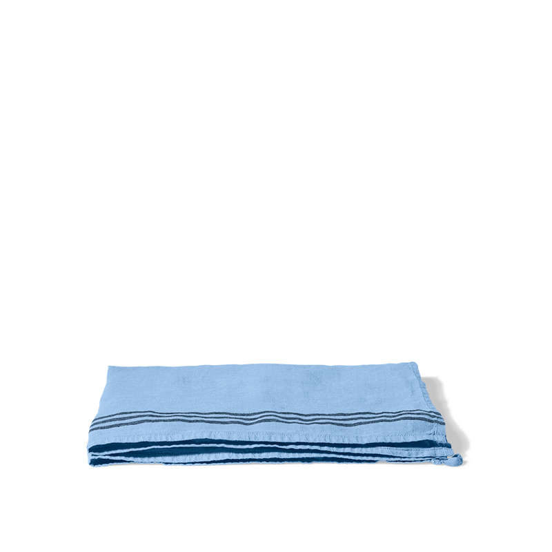 Torchon en lin lavé chambray