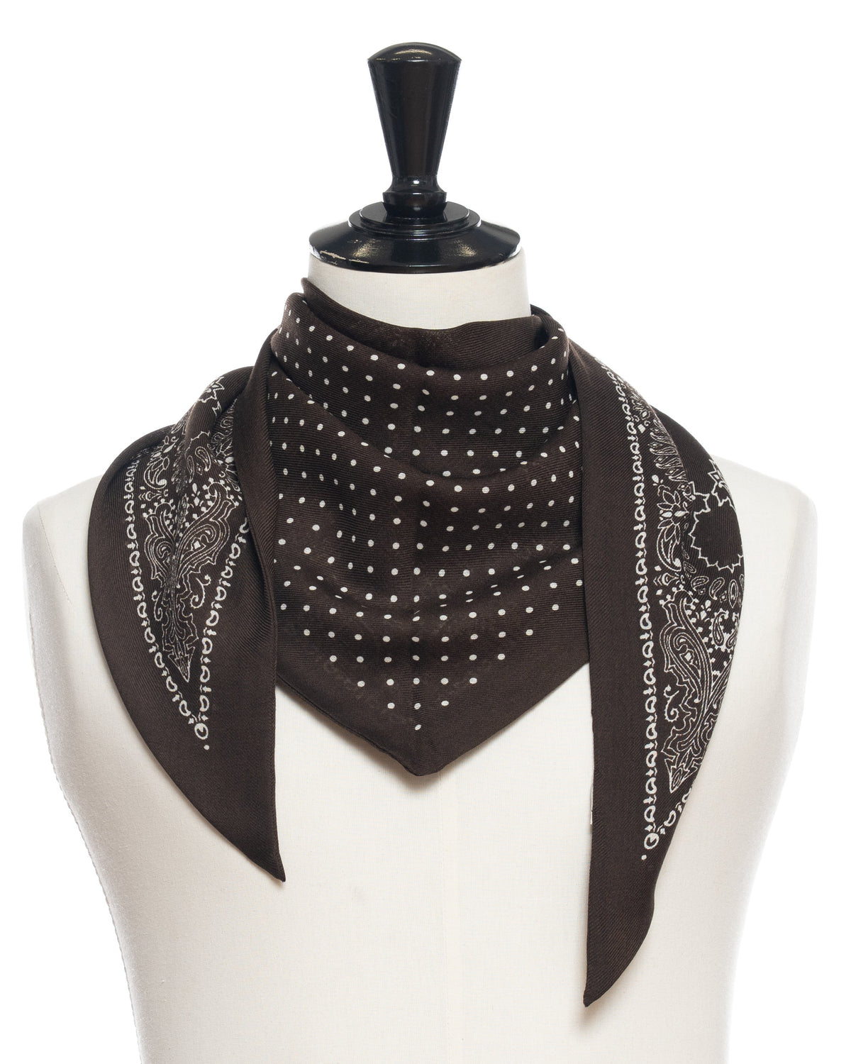 Destin - Dis Bandana Triangle Scarf - Brown