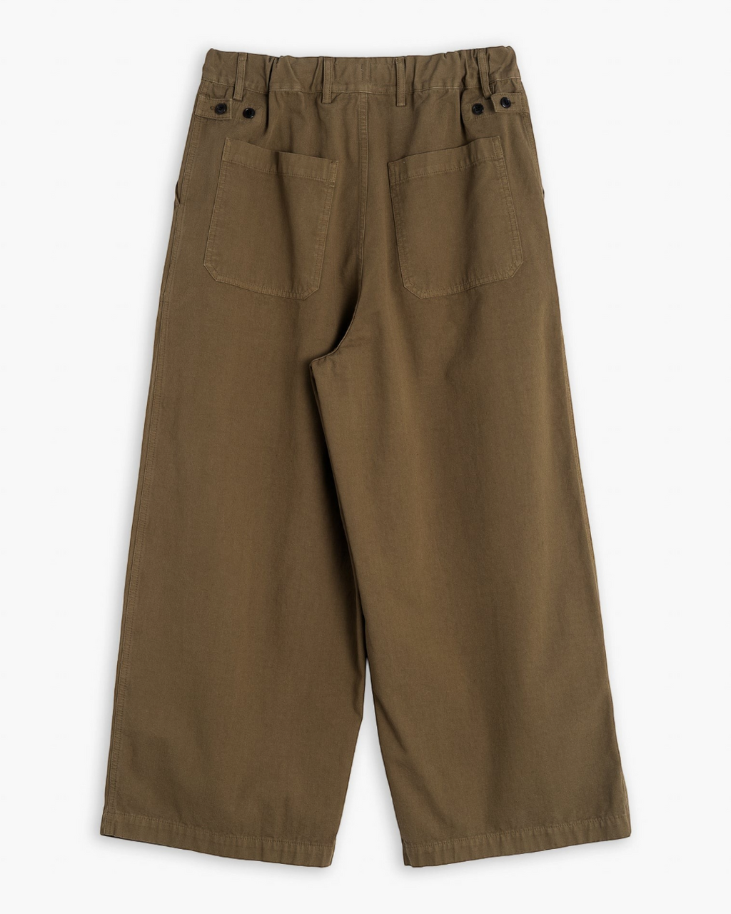 Pantalon Fatigue Pants Girls Of Dust couleur Lizard en coton avec pattes de réglage, vue arrière, Merci Paris
