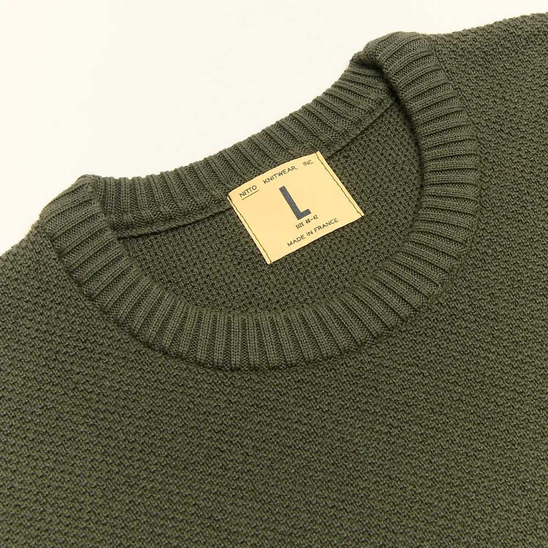 Nitto Knitwear - Pull Youri - Vert Fôret