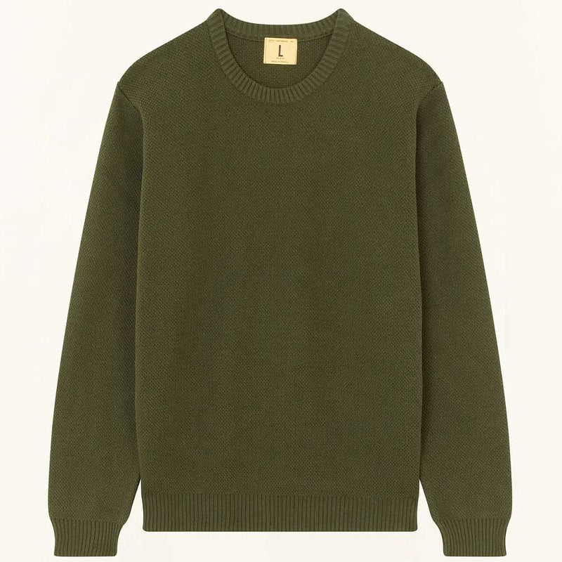 Nitto Knitwear - Pull Youri - Vert Fôret