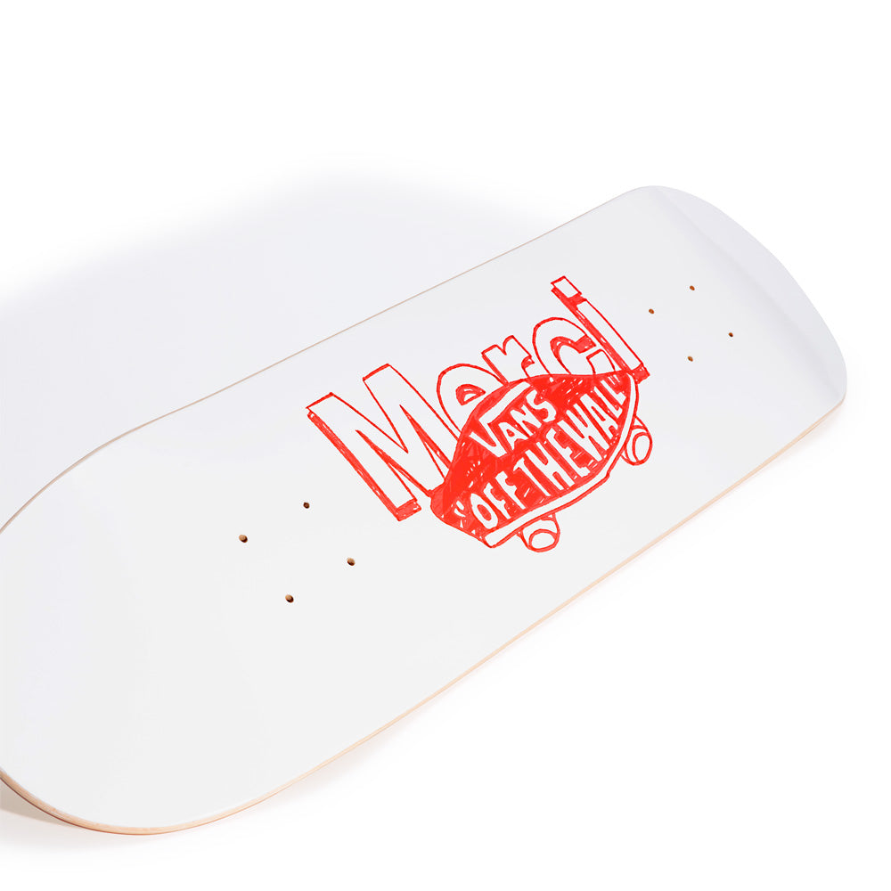 merciページ Vans x Merci - Board Merci Logo Vans - White – Merci Paris