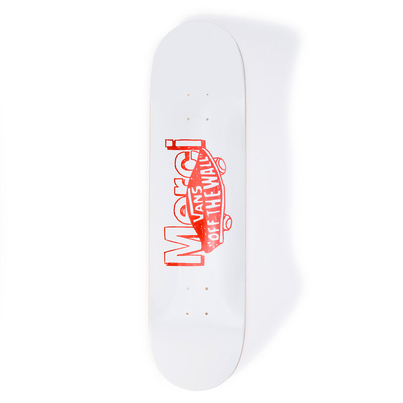 merciページ Vans x Merci - Board Merci Logo Vans - White – Merci Paris