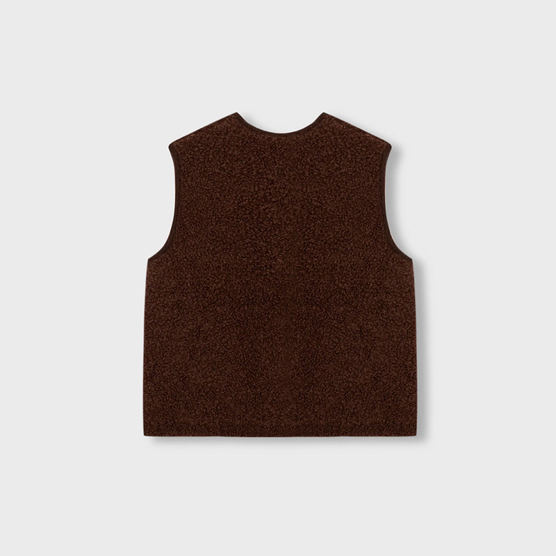 Cordera - Veste sans manches en Mohair - Kaki