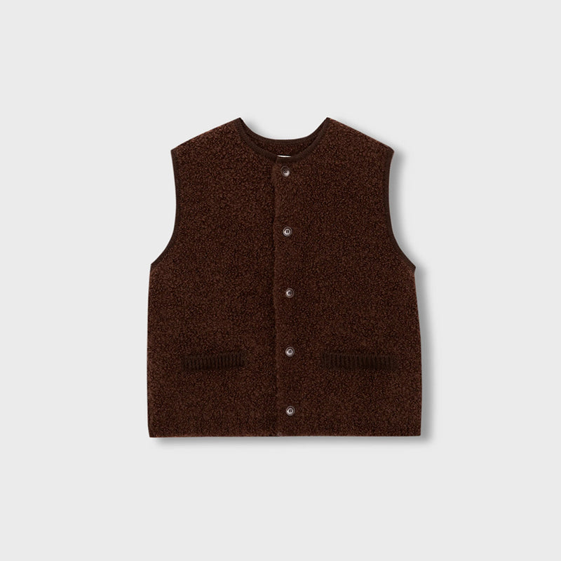 Cordera - Veste sans manches en Mohair - Kaki