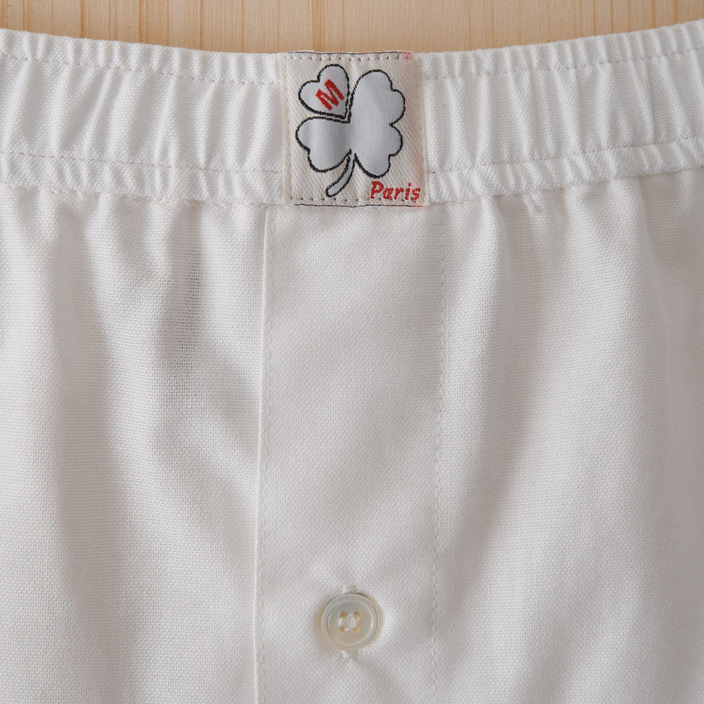 Merci - Short Boxer Jude - Blanc – Merci Paris