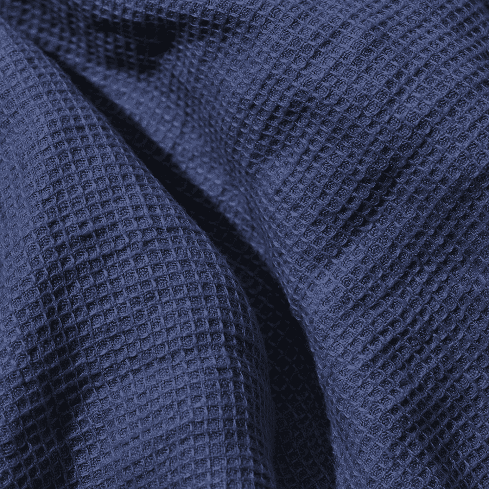 Linen towel - Honeycomb - Shibori Blue – Merci Paris