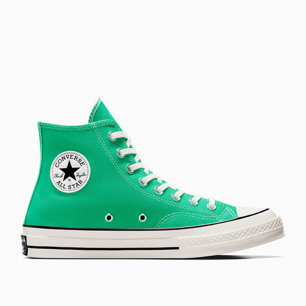 Converse verte montante best sale