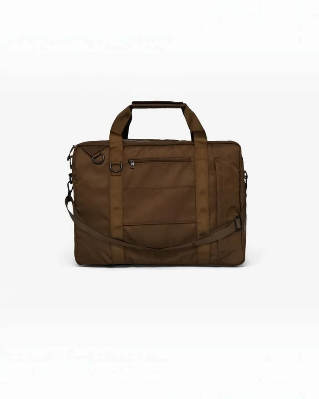 Sac de voyage Merci Paris AY Studios 35L marron en nylon recyclé avec poignées et bandoulière, design scandinave