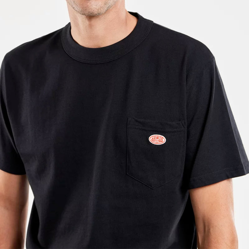 Armorlux - T-shirt Héritage avec poche - Noir