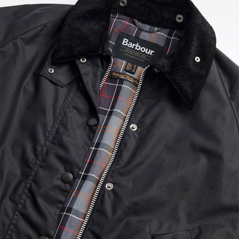 Barbour - Veste Transport Wax - Noir