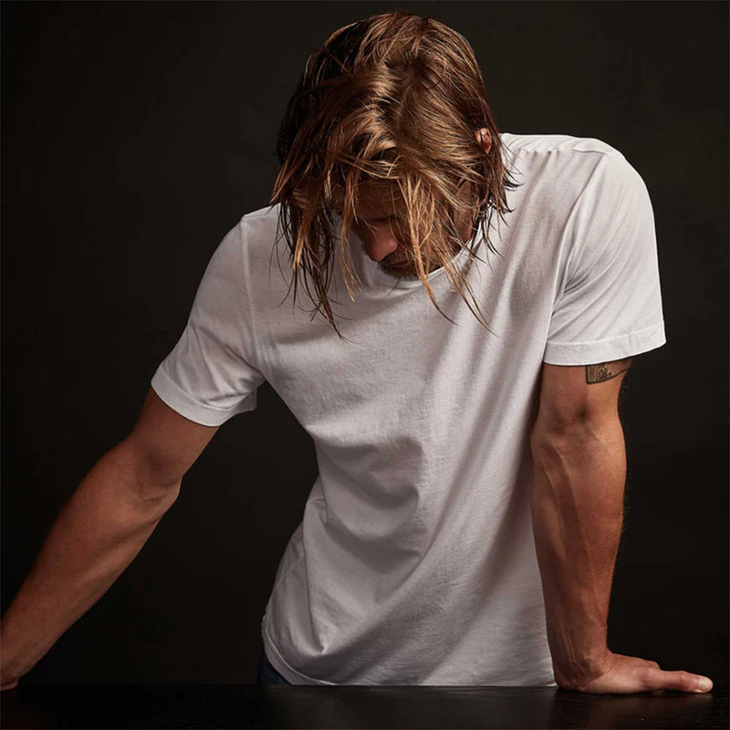 James Perse - T-shirt Short Sleeve Crew Neck - Blanc