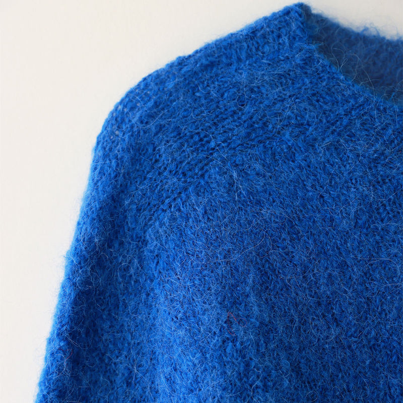 Nothing Written - Cardigan Alpaga - Bleu