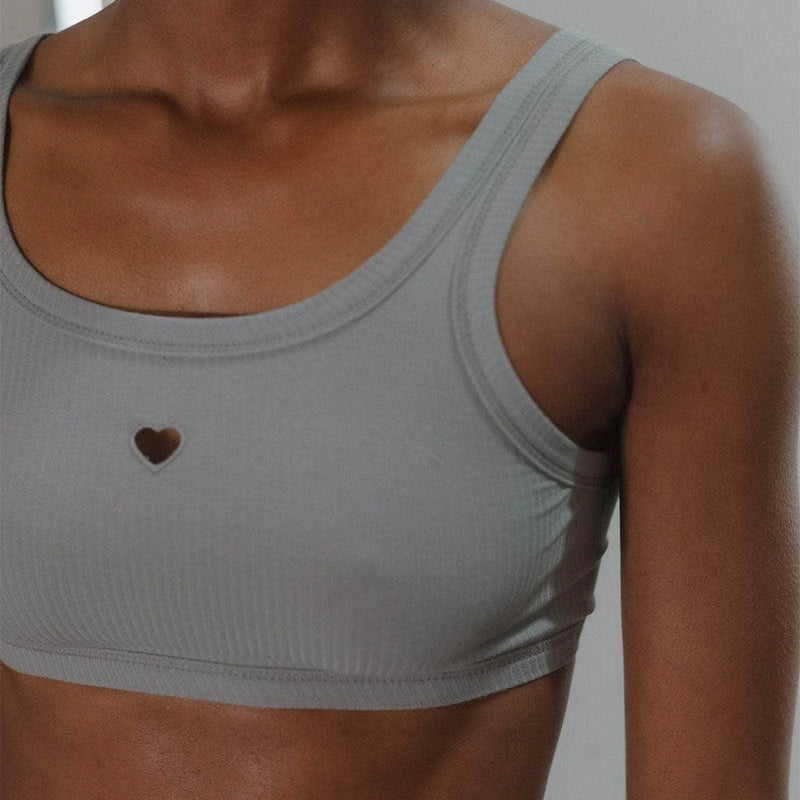 Baserange - Bralette Heart - Bleu