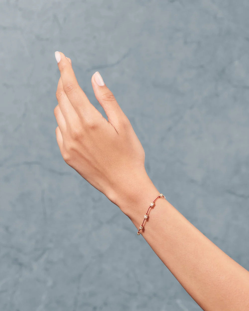 Tityaravy - Lotus Bracelet - Red Pearls