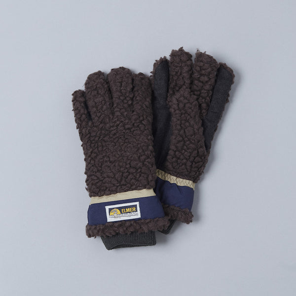 ELMER - Gants Teddy 5FGR - Marron