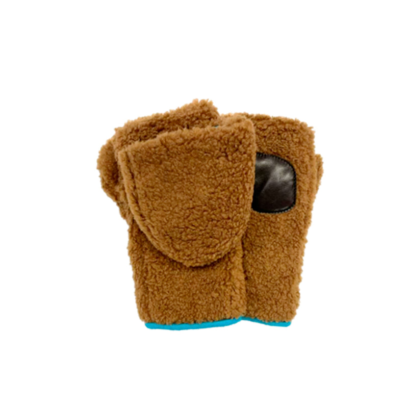 Lapero - Mitaines Caniche - Marron