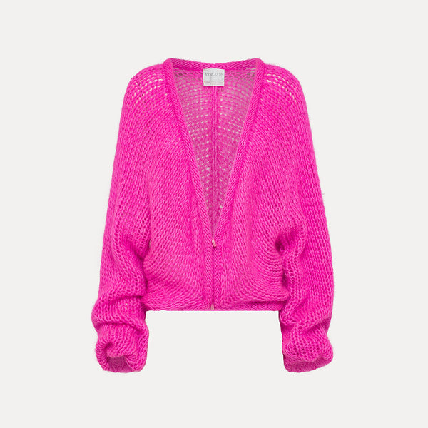 Forte_Forte - Cardigan Cocoon - Rose
