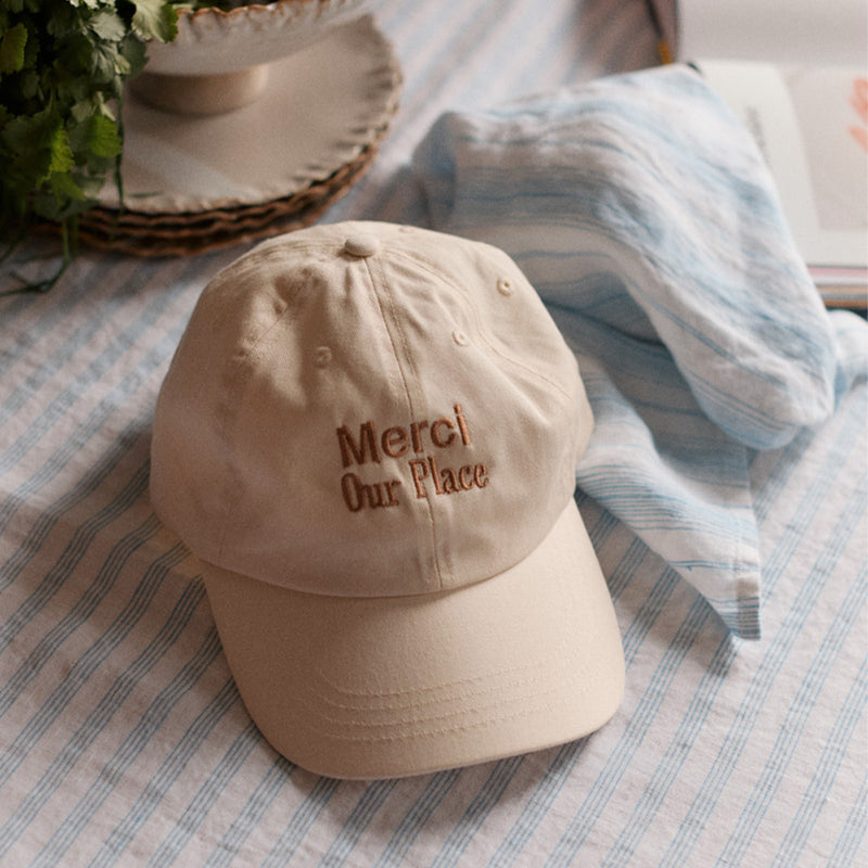 Merci x Our Place - Casquette - Ecru