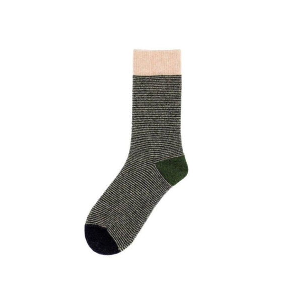 Santacana Chaussettes rayées - Beige