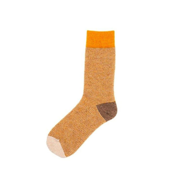 Santacana Chaussettes rayées - Moutarde