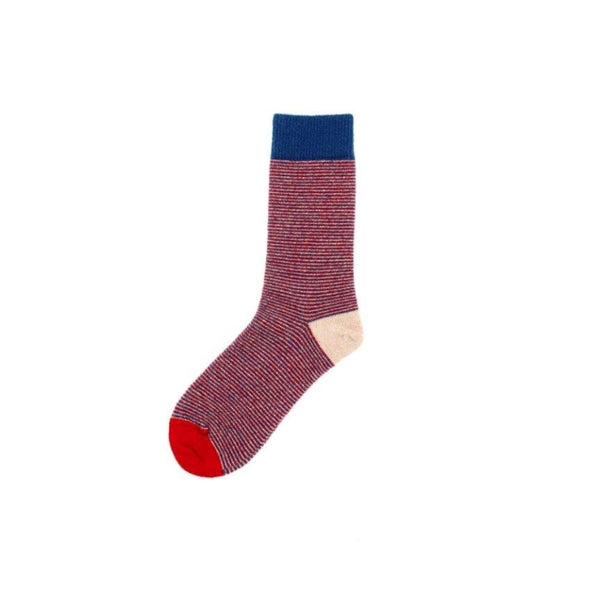 Santacana Chaussettes rayées - Pétrole