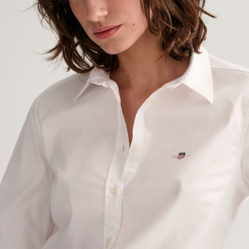 GANT - Chemise Slim Oxford - Blanc