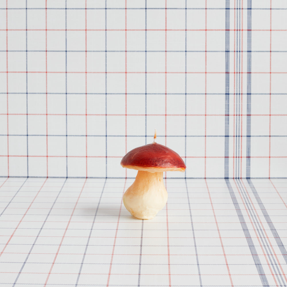 Grande Bougie Champignon Rouge